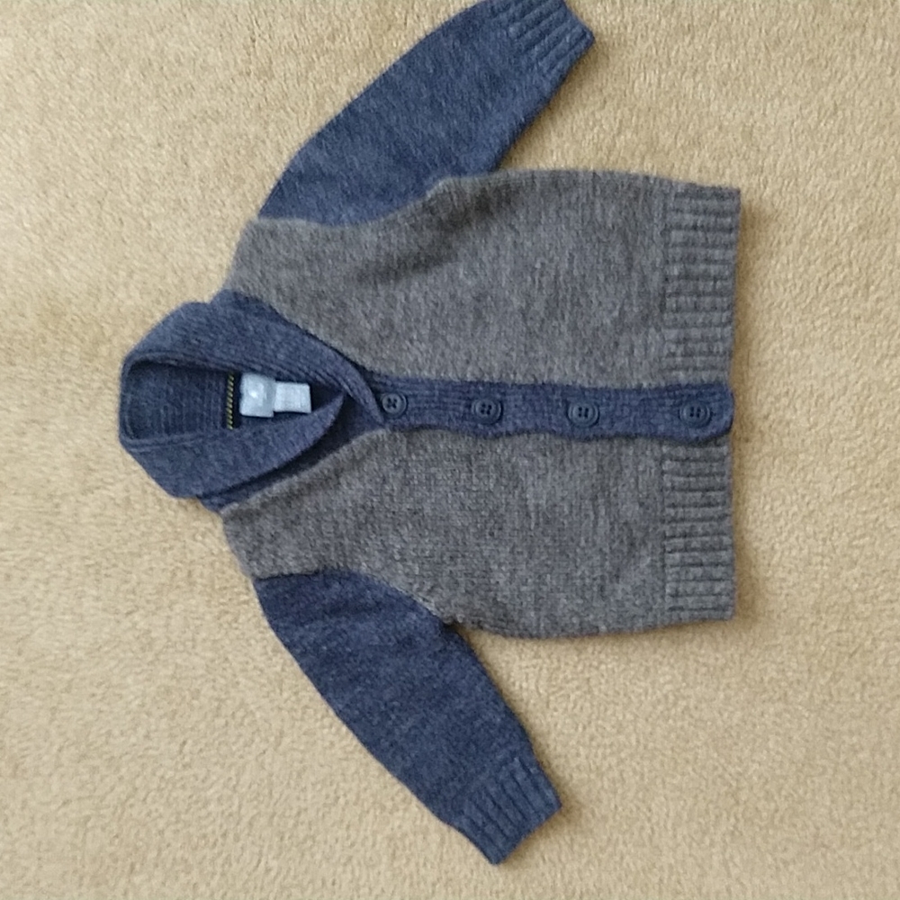 Baby Gap blue and white sweater